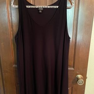 Eileen Fisher XL black v neck tunic.